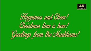 Merry christmas wishes green screen quotes pack free