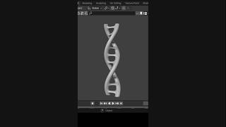 blender DNA 3D modeling tutorial #blender with jageer#