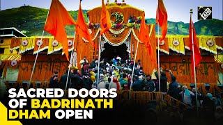 Portals of Badrinath Dham open amid rituals and prayers
