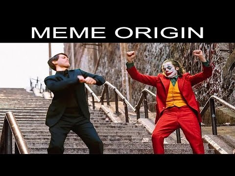 [meme-origin]joker-and-peter-parker-dancing