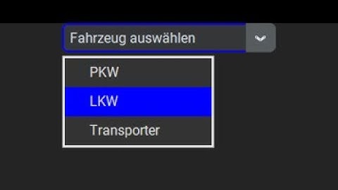 customtkinter - Dropdown Menü COMBOBOX