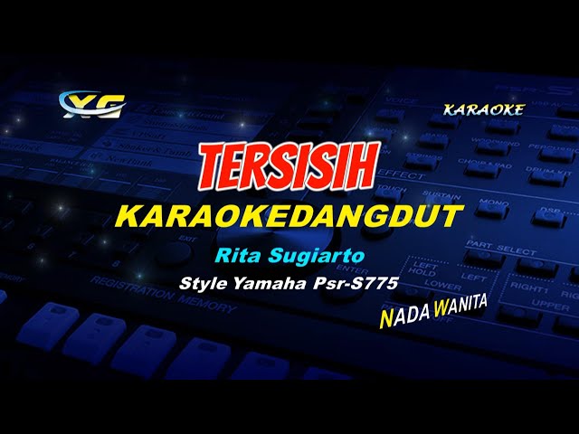 Rita Sugiarto - Tersisih Karaoke Dangdut (Yamaha Psr - S 775) class=
