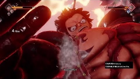 Jump Force Open Beta One Piece Characters Gameplay