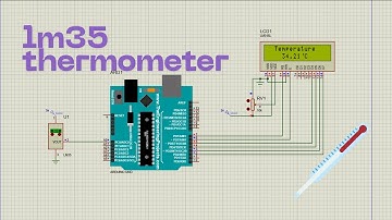 Digital Thermometer Using Arduino & LM35 | Full Simulation in Proteus + Code Explained
