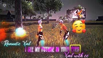 Darling just Hold My Hand 👩‍❤️‍👩Xml with Cc ||new free fire Xml File||free fire  xml file #naaafizz