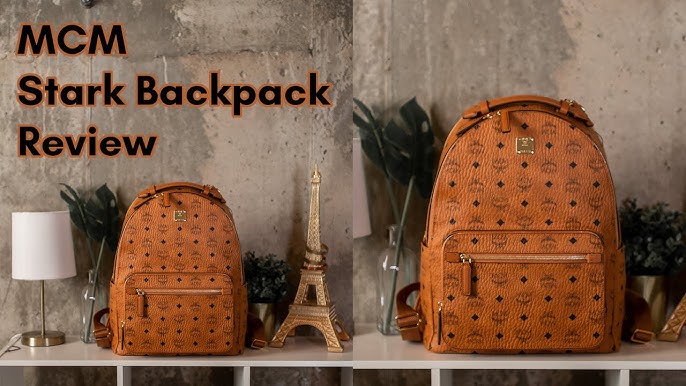 MCM backpack comparison real vs replica 