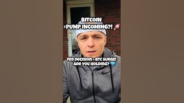 Bitcoin About to EXPLODE?! 🚀 Fed Decision Could Change Everything! #shorts