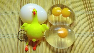 Interesting & Funny Water Egg Chicken Squishy Squeeze Stress Relief Toy