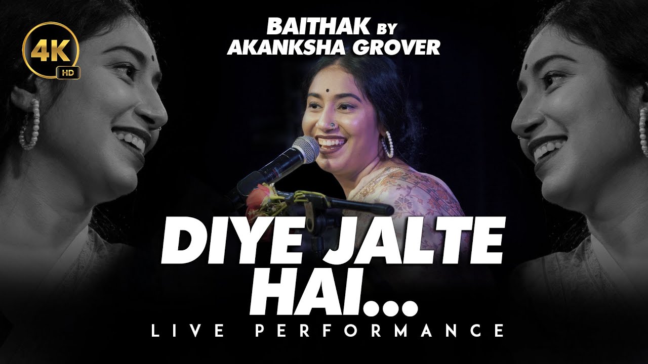 Diye Jalte Hai Phool Khilte Hai | Cover By Akanksha Grover |  Live Performance 2025