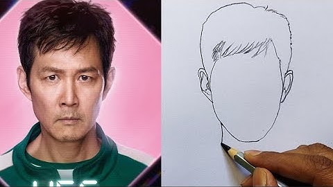 How to draw Seong Gi-hun / Squid Game player 456 Easy Drawing