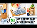 3 New Dollar Tree Farmhouse Kitchen Decor Ideas 2020 | DIY Modern Farmhouse Kitchen Decor Ideas 2020