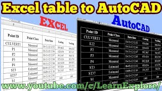 How to insert excel table in to AutoCAD //Data Link//Excel//AutoCAD screenshot 5