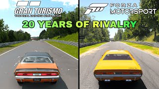 Gran Turismo vs Forza Motorsport | Graphics & Sound | 20 Years of Rivalry