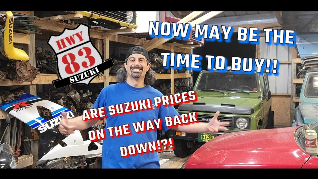 Are Suzuki prices coming back down!?! Has the Used car bubble popped