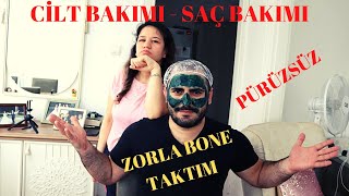 Ci̇lt Bakimi Yüz Maskesi̇ Saç Bakimi Yaptim