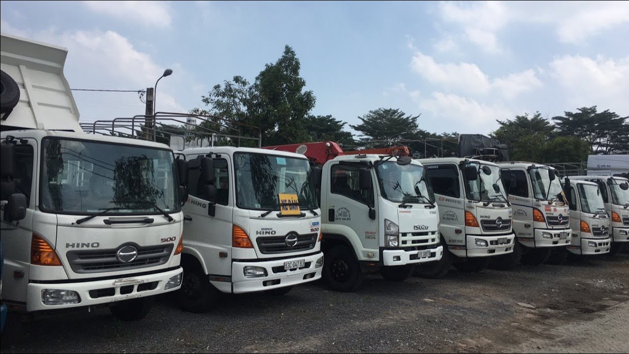 Bán Xe Tải Cũ Hyundai, Hino, Isuzu 3.5, 5, 6.4, 8, 9.4, 13, 14, 15, 16 Tấn