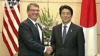 安倍総理　辺野古移設「確固たる決意で進める」(15/04/09)