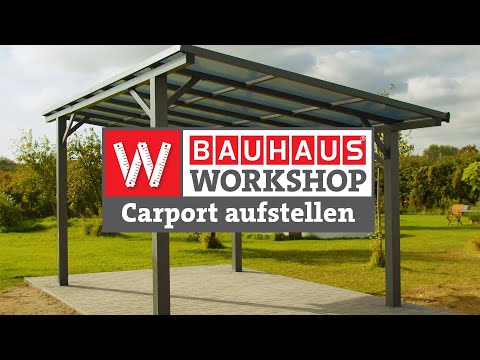 | Ximax (Außenmaß 4,95 Schneelast: Einzelcarport, T): Dachüberstand kg/m²) 2,7 x Edelstahloptik, BAUHAUS 75 Carport inkl. (B Portoforte x 60 m,