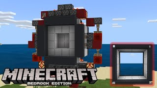 How to make a seamless, 4x4 Vault Door - Minecraft Bedrock [MCPE, Win10, Console]