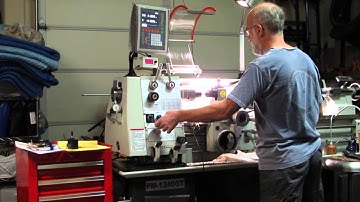 PM1340GT Lathe Threading with a Proximity Stop