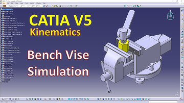 Catia V5 Kinematic - Bench Vise ( Étau d