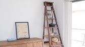 DIY LADDER SHELF