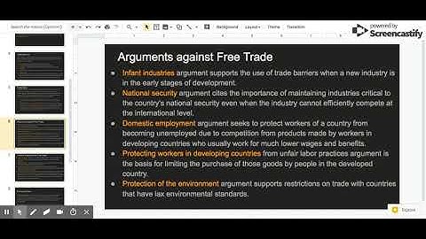 Arguments Against Free Trade