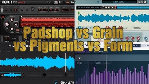 Padshop 2 granular synth comparison