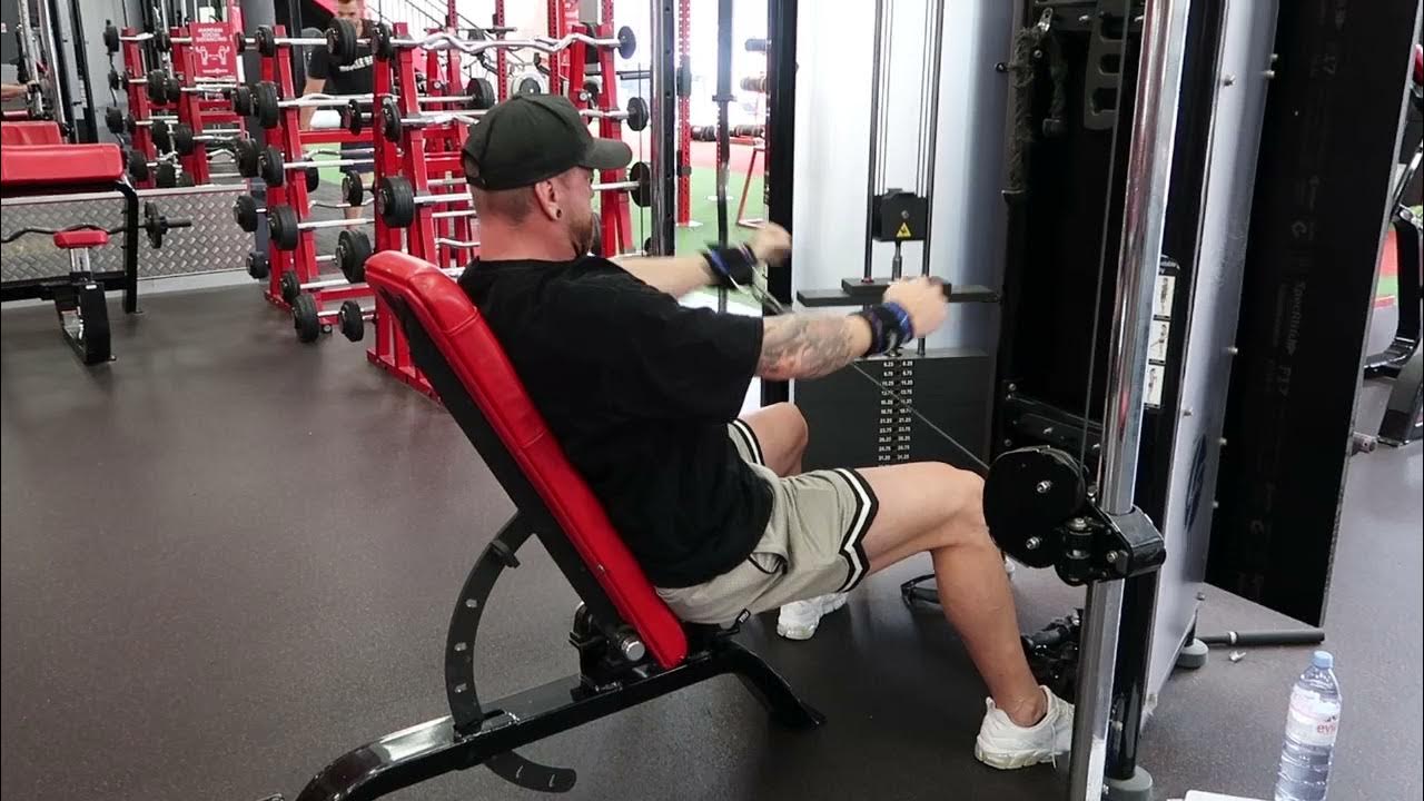 Cuffed Cable Crucifix Lateral Raise YouTube