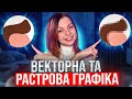 Що таке вектор і растр | Векторна та растрова графіка