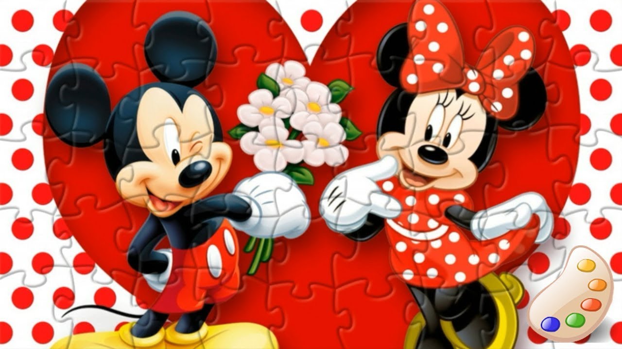 Minnie Mouse Mickey Mouse Disney Fun Friends Puzzle Game YouTube