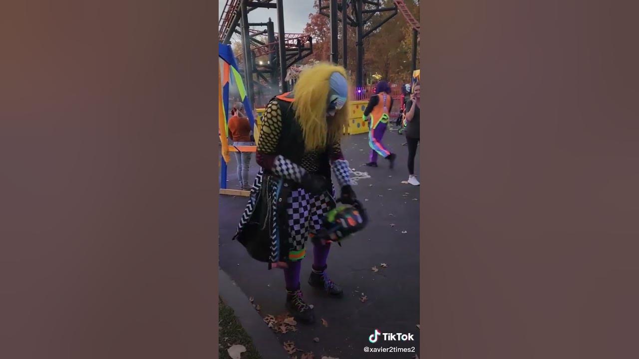 chainsaw six flags fright fest st Louis YouTube