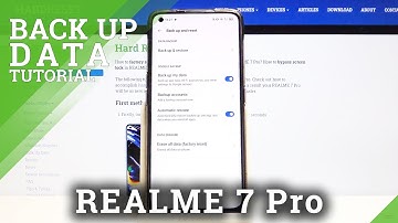 How to Enable Google Backup in REALME 7 Pro – Create Backup Account