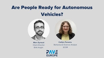 PAVE Europe: Are People Ready for Autonomous Vehicles?