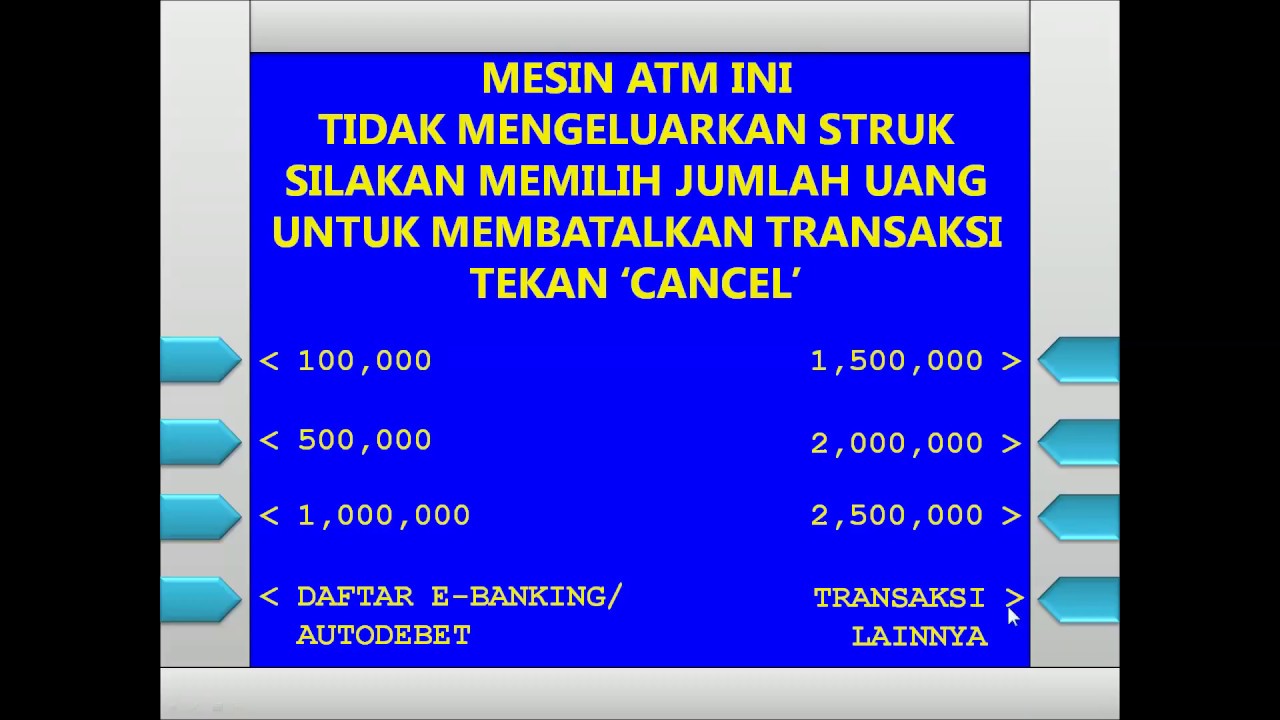Animasi Bayar Pajak via ATM BCA Dalam 1 Menit...! - YouTube