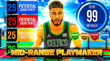 My *NEW* PF "MID-RANGE PLAYMAKER ISO BUILD WILL BREAK NBA 2K22| THIS BUILD CAN DO EVERYTHING