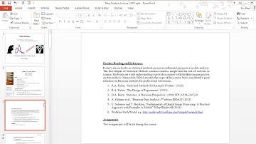 Data Analysis part 1