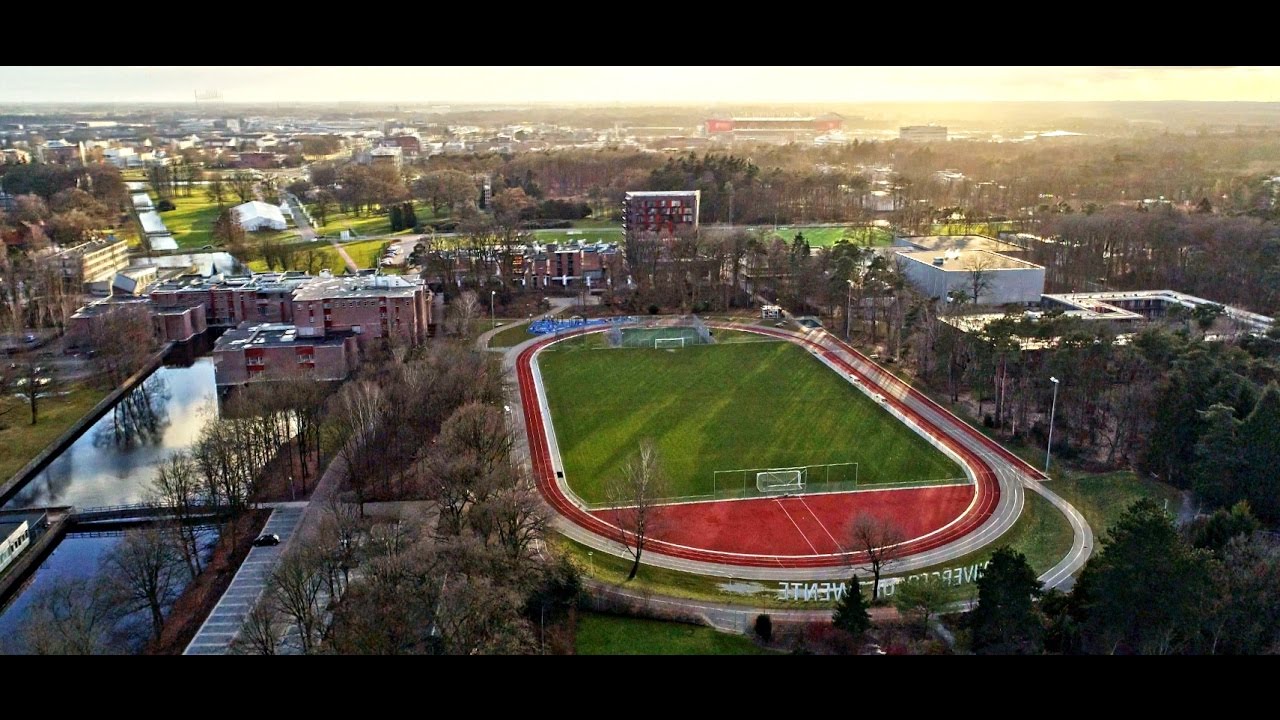 University Of Twente Campus By Drone Enschede Youtube