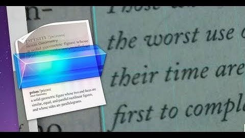 Prizmo: OCR for everyone