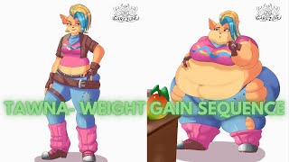 Tawna - Weight Gain Sequence