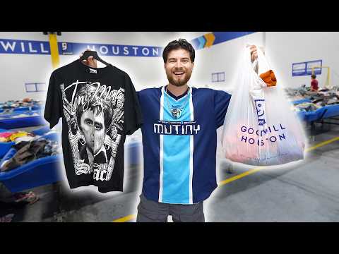 Finding Vintage Gems in the Goodwill Outlet! A Trip to the Thrift!