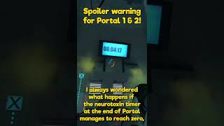 What happens if the neurotoxin timer in Portal reaches zero?