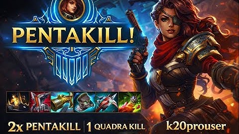 LOL 2 Pentakills + 1 Quadra with Samira (1 AFK Teammate) | INSANE Carry Full Match