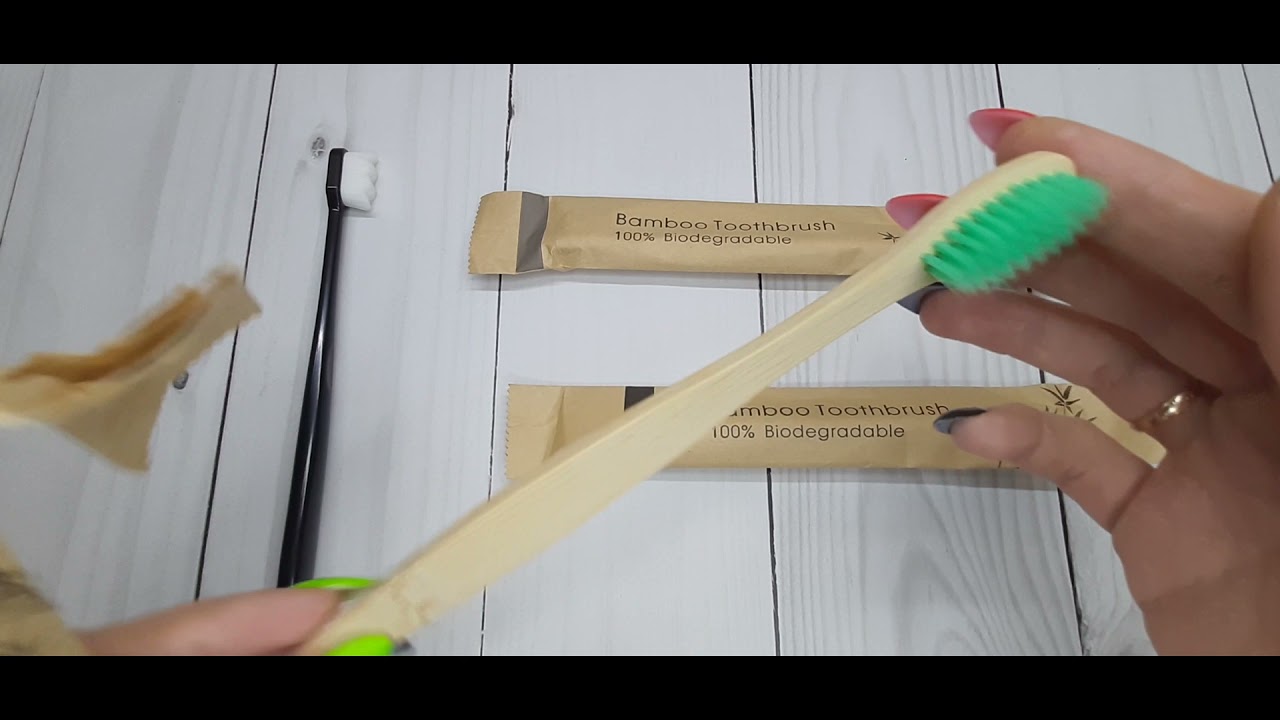 Зубные щётки из бамбука