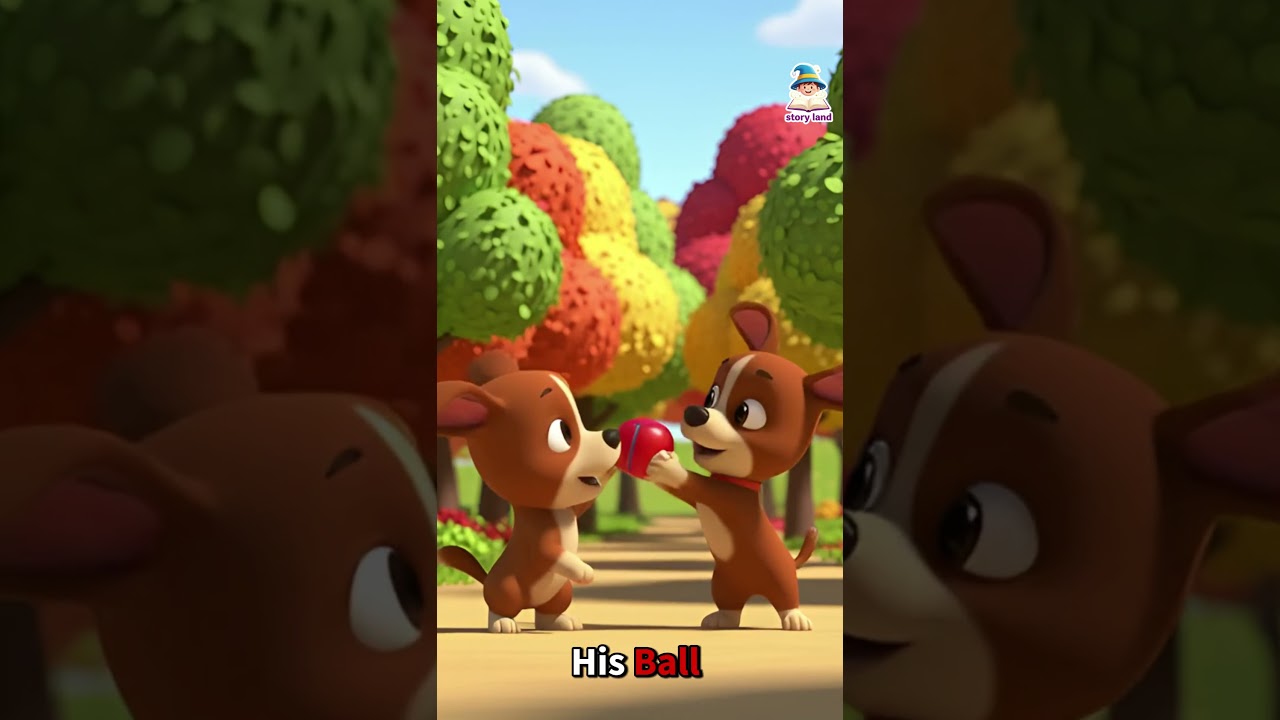 The Sharing Puppy 🐶 | Kids Moral Story | Sharing Is Caring