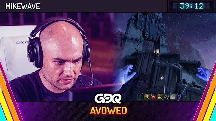 Avowed by MikeWave in 39:12 - Summer Games Done Quick 2025