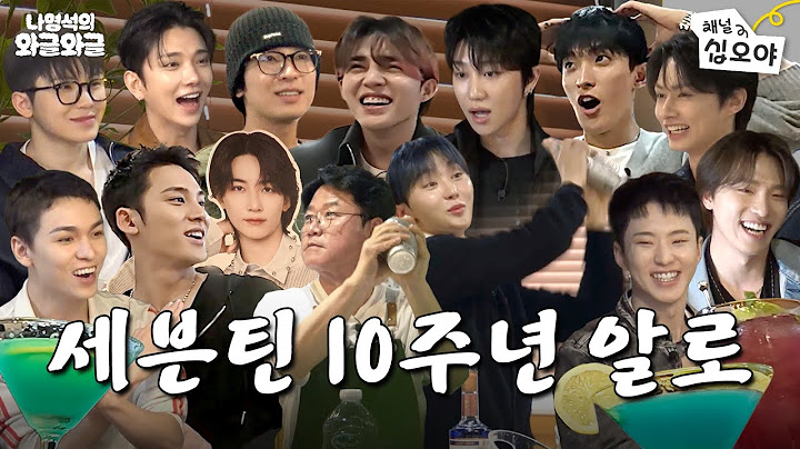 세븐틴의 미친(positive) 생일파티에 초대합니다ㅣ👅나영석의 와글와글