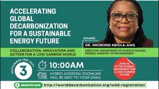 Nigeria's Roadmap to Net Zero: A Vision for Climate Resilience at WDD 2024