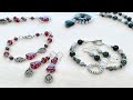 Boughs and Berries earrings and bracelets with the Nov 2024 Bargain Bead Box and Companion Bundle.