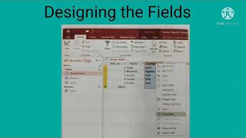 Std : 8. Sub : Computer. Ls no : 6. Planning and Modifying the Database.